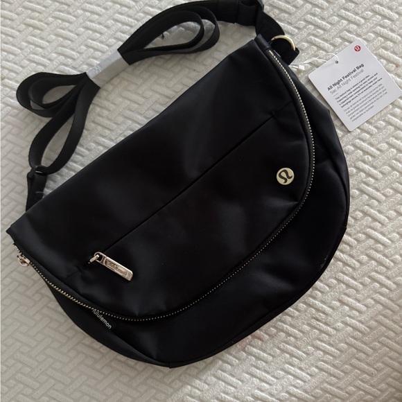 lululemon athletica Handbags - NWT Lululemon All Night Festival Bag 5L Black